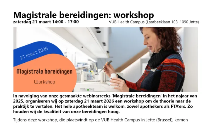 uitnodiging magistrale bereidingen workshop