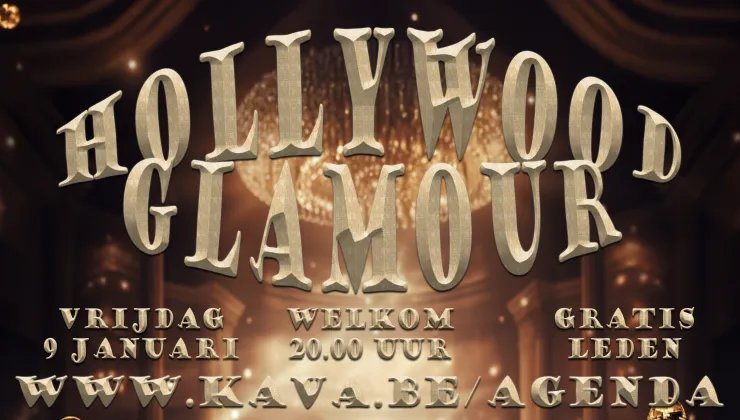 Hollywood glamour uitnodiging